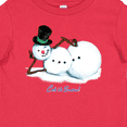 thumbnail image 4 of Inktastic Let it Snow Sassy Snowman in Top Hat Boys or Girls Baby T-Shirt, 4 of 5