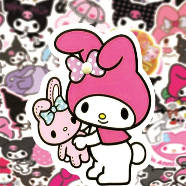 Kuromi et ma mélodie Stickers Pack - 50pcs Cute Cartoon