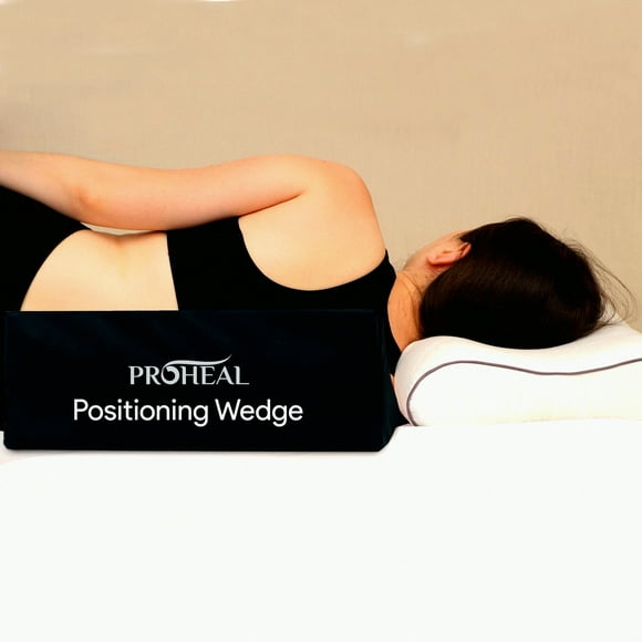 Foam ComfortCare Bed Wedge - Pressure Relief Positioning Pillow for Elderly - Prevent & Treat Bed Sores - Back & Coccyx Support - 7x12x34