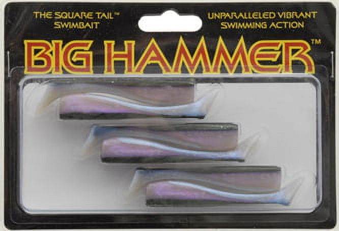 Big Hammer 3.5" Swimbait, 6pk, Super Awesome Shad
