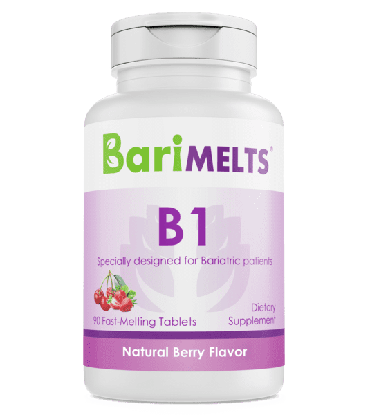 BariMelts B1, Dissolvable Bariatric Vitamins, Natural Cherry Flavor, 90 Fast Melting Tablets