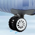 thumbnail image 6 of Suitcase Wheel Covers, 16Pcs Bulk Pack, 2-2.7in Spec Luggage Wheel ProtectoRS, Silicone Anti-scratch Wheel Sleeves For Travel, 6 of 6