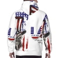 thumbnail image 7 of Naloa Patriotic Skull Art Men's Casual Hooded Collar Drawstring Hoodies Pullover Sweatshirts Casual Long Sleeve Shirts-X-Large, 7 of 7