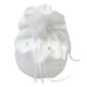thumbnail image 2 of Monedero Nupcial Perfecl Elegante Pequeño de Mano Bolsas de Dinero para Mujeres con Cordón Satén Blanco, 2 of 3
