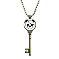 thumbnail image 1 of Face Panda Ruthless Blindfold Key Necklace Pendant Tray Embellished Chain, 1 of 3