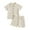 G-Beige, variant on Uccdo 6M-4T Toddler Baby Boys Girls Summer Outfits with Pockets Button-Down Shirt Tops + Shorts Set