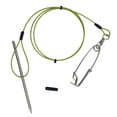 thumbnail image 4 of Encordador de peces con pinza para tiburones, soporte para peces, accesorio de pesca portátil y resistente, cordón de acero para atún amarillo, fletán 100 centímetros, 4 of 8