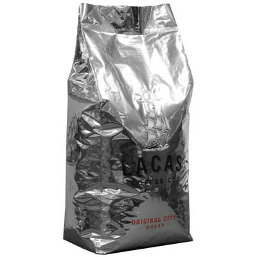 Lacas Coffee Original City Roast Whole Bean 5 lbs. Fresh Roasted