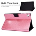 thumbnail image 4 of Lenovo Tab M10 FHD Plus 10.3" Case, Dteck Multi-angle Viewing Stand Glitter PU Leather Folio Case With Built-in Card Slots / Auto Wake Sleep, Pink, 4 of 5