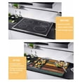 thumbnail image 3 of nqOlkjepod Large Induction Cooktop Protector Mat 36"x21", Colorful Vintage Stove Top Covers for Electric Stove, Vintage Wooden Farmhouse Decorative Stove Burner Cover Mats, Glass Top Stove Cover, 3 of 8