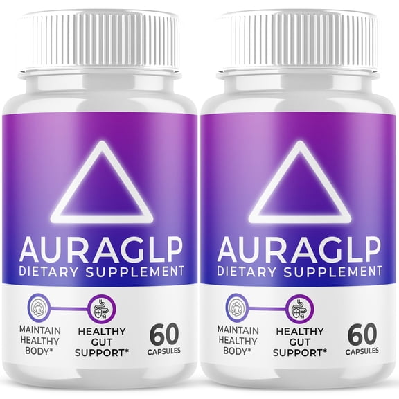 Aura GLP Advanced Formula Pills Supporting Energy and Healthy Lifestyle AuraGLP 120 Capsules