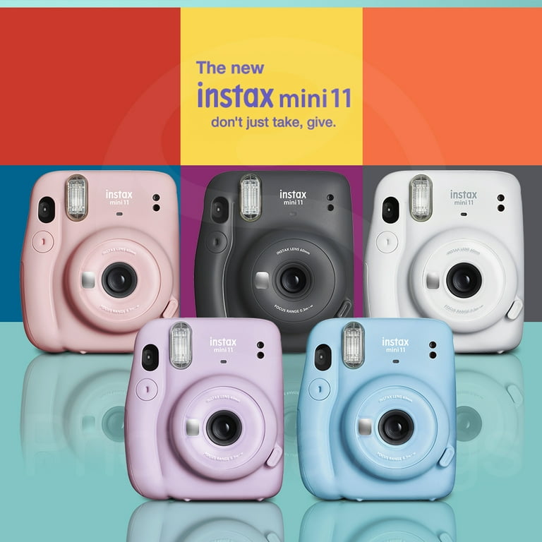 FUJIFILM INSTAX Mini 11 Instant Film Camera (Charcoal Gray) with