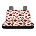 thumbnail image 6 of FUIALDOLG Ladybug Hearts Pattern Design Durable Backseat Covers for Car Interior Auto, Comfortable Bench Seat Covers Non-Slip Back Seat Covers, 6 of 7