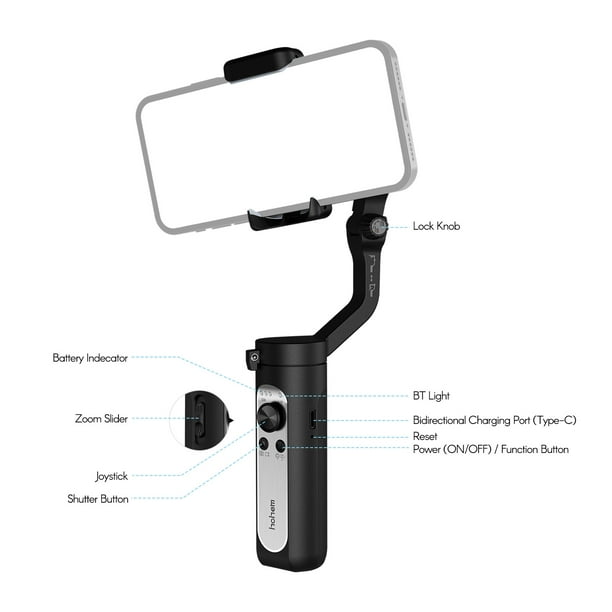 Hohem iSteady X2 Ultralight 3- Smartphone Palm Gimbal Handheld