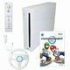 thumbnail image 1 of Restored Nintendo Wii Console Wii Game System White with Mario Kart and Wheel (Refurbished), 1 of 1