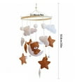 thumbnail image 3 of Felt Bear Moving Crib Toy for Baby Bedroom Hanging Decor Cute and Safe for, 3 of 6