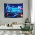 thumbnail image 2 of ONETECH  Fantasy Forest Tapestry Aesthetic Moon Tapestry Butterfly Tapestries Galaxy Space Tapestry Wall Hanging for Bedroom Living Room, 2 of 7