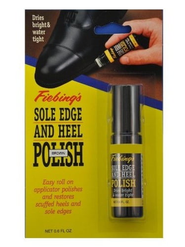 Fiebing s Leather Sole Heel Dressing Polish Shoe Shine Black 4oz for Boots Scuff Cover Walmart