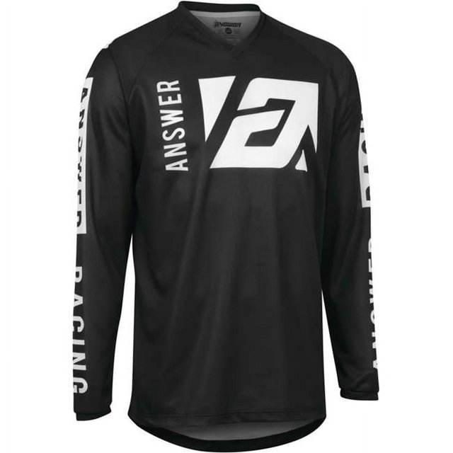 Answer 446731 Syncron Merge Jersey, Black & White - Medium