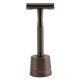 thumbnail image 1 of Maquinilla de afeitar manual antigua de seguridad de metal con soporte para maquinilla de afeitar ecológica y reutilizable que se adapta a la mayoría de las hojas de afeitar de doble filo (negra mate), 1 of 5