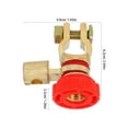 thumbnail image 6 of WEUVEB Copper Car Battery Terminal Clamp with Top Post Adapter for Quick Installation and Secure Connection, 6 of 8