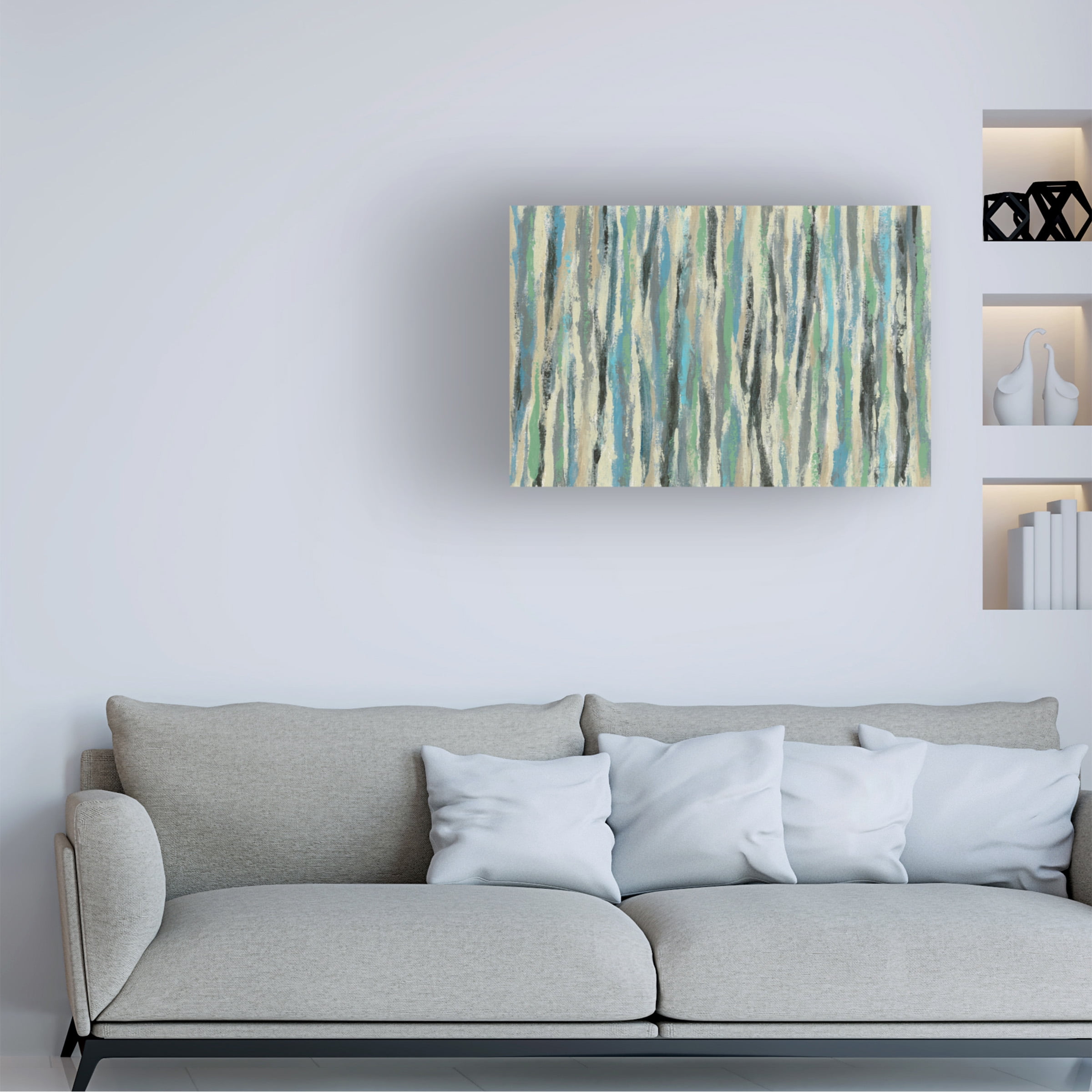 Silvia Vassileva 'Stream' Canvas Art