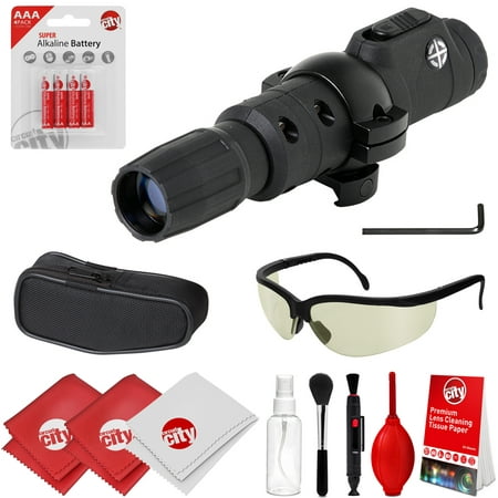 Sightmark IR-805 Compact Infrared IR Illuminator Flashlight w/ Batteries + Tinted Shooting Glasses