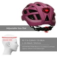 thumbnail image 6 of GROTTICO Adult-Men-Women Bike Helmet with Light -Mountain Road Bicycle Helmet with Replacement Pads & Detachable Visor, 6 of 7