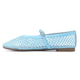 thumbnail image 2 of Zapatillas de ballet Rihero Mesh para mujer, color azul, talla 8.5, 2 of 4