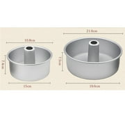 OUNONA 3-Piece Aluminum Live Bottom Cake Mold Set - Separable Design for Easy Baking and Convenient Cake Release