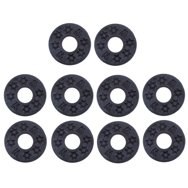 Arande de bloqueo de correa de goma Sunnimix 10 Piezas para bajo de guitarra eléctrica