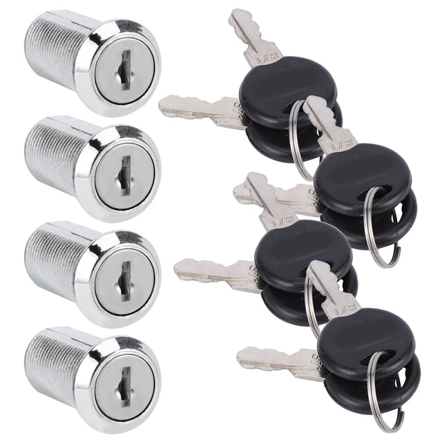 Cerradura de cajón, juego de 4 cerraduras de seguridad para cajones con leva, cerradura para archivador, tecnología avanzada