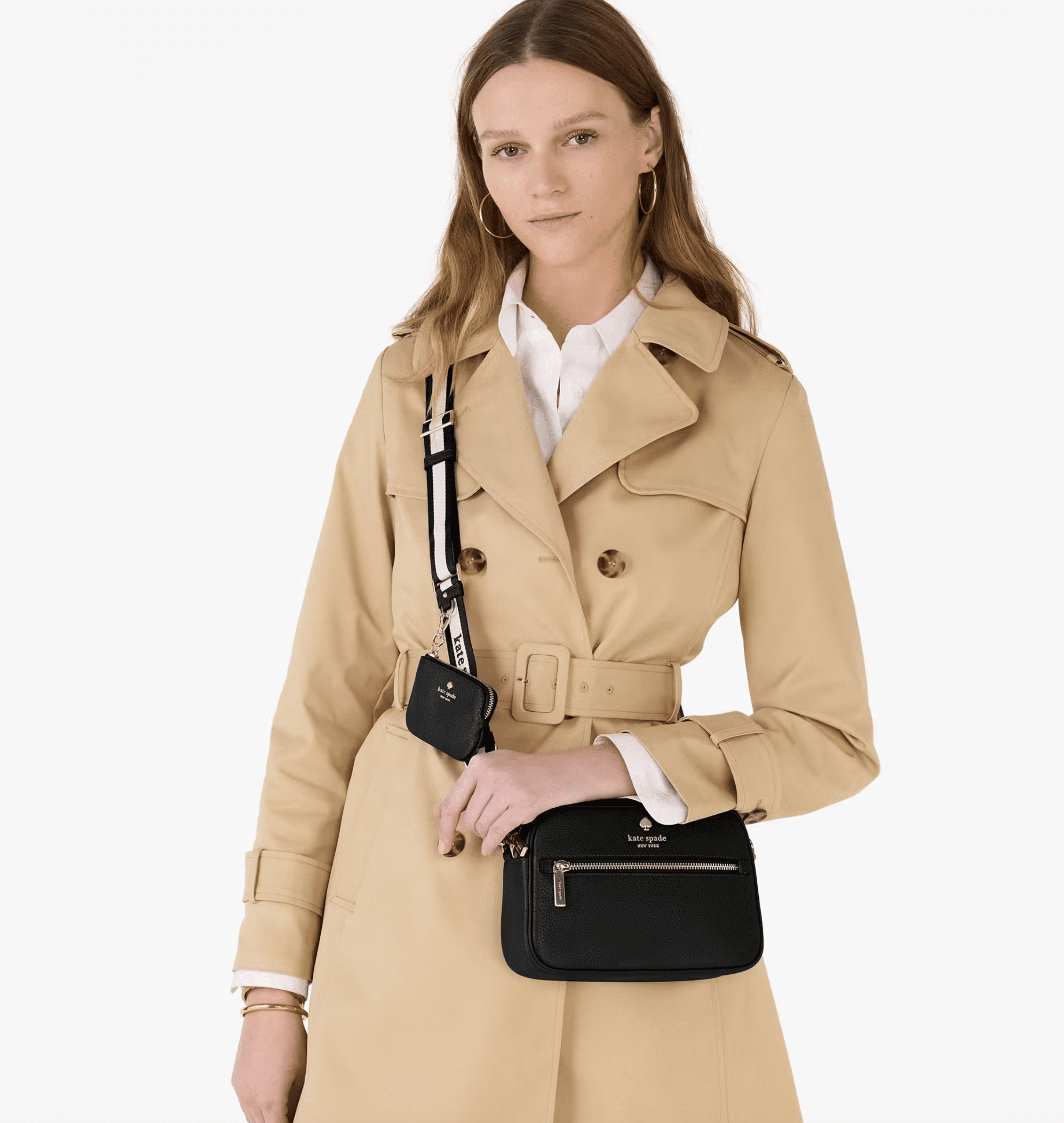 Kate Spade New York Emma Pebbled Leather Camera Bag