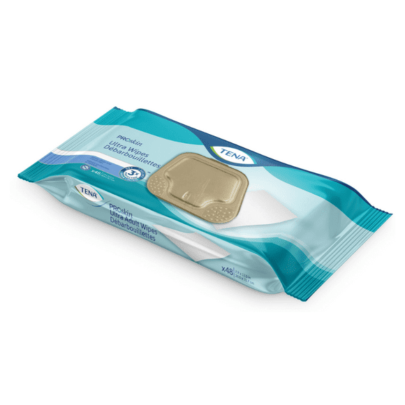 Tena Proskin Débarbouillettes - Boîte de 12 Paquets