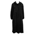 thumbnail image 5 of Zedker Hoodies for Women Fuzzy Fleece Dress Casual Long Sleeve Hooded House Coat Sleepwear Flannel Nightgowns with Pockets, 5 of 6