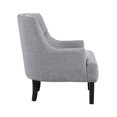 thumbnail image 2 of Accent Sofa Chair for Bedroom, Upholstered Armchair with Solid Wood Frame, Tufted Cushion Nail Head Trim, Single Sofa Chair for Living Room, Office, Pink Chenille, 2 of 7