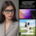 thumbnail image 5 of Smart Glasses(Camera/ Audio Only Versions)- AI Real-Time Translation (110+ Languages), HD Video Recording, AI Voice Control, Calling And Hifi Music - Sports Glasses for, Skiing,, 5 of 11