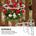 thumbnail image 3 of Milisten 4PCS Flower Pot Hanging Rack Railing Hanging Flower Pot Stand Orchid Pot Rack, 3 of 6