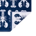 thumbnail image 5 of Mainstays Patriotic Cotton Blend Cotton Blend Beach Towel, 36 x 72 in, Navy Blue Lobster, 5 of 7