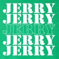 thumbnail image 6 of Wild Bobby Jerry Springer 90's TV Talk Show Host Jerry Jerry Chant Famous People Tri-Blend Racerback Tank Top, Envy, Medium, 6 of 6