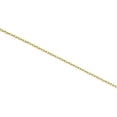 thumbnail image 4 of 10K Yellow Gold 1.40mm Oval Link Cable Chain Fancy Italian Necklace 16 Inch, 4 of 7
