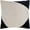 Black, Peach / Leehu, variant on Hauteloom Jamie Throw Pillow