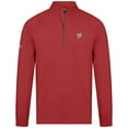 thumbnail image 2 of Men's Levelwear Red Washington Nationals Theory Insignia Quarter-Zip Pullover, 2 of 3