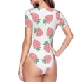 thumbnail image 4 of Naloa Strawberry Women's Short-Sleeved Onesie, One-Piece Swimsuit for Parties, dates, clubs - X-Large, 4 of 9