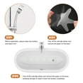 thumbnail image 5 of Secopad Anti Slip Shower Stickers, 24 PCS PEVA Safety Bathtub Stickers Adhesive Decals with Premium Scraper, 5 of 8