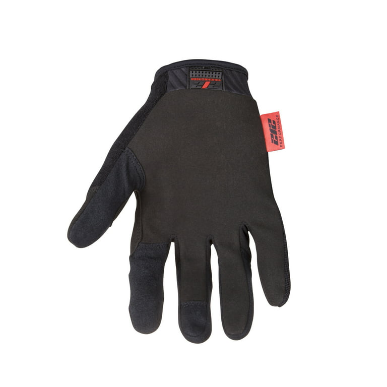 212 Performance MGTS-BL05-011 Touchscreen Compatible Mechanic Gloves in Black, X-Large
