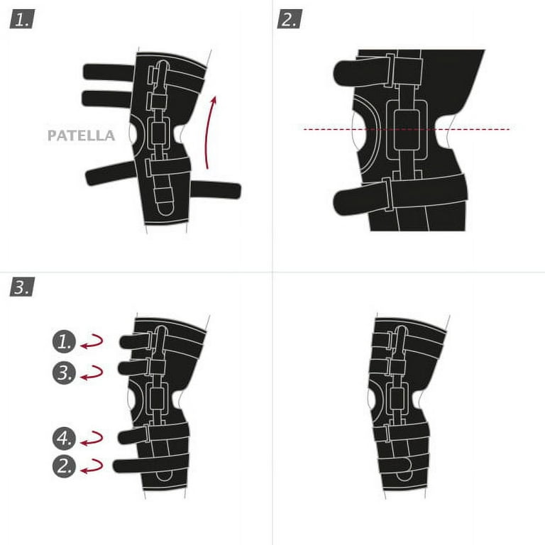 Knee Brace with Polycentric Hinges