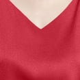 thumbnail image 3 of Lmueinov Womens Summer Satin V-Neck Tank Tops,Soft Silky Sleeveless Cami,Breathable Comfortable Shirt for Women, Everyday Casual Wear, 3 of 4