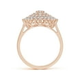 thumbnail image 2 of ANGARA Natural Diamond Cluster Sunburst Cocktail Ring in 14K Rose Gold for Women (Size-2.9mm| Color-I-J| Clarity-I1-I2) | April Birthstone, Anniversary, Jewelry Gift for Women | Natural Diamond Ring, 2 of 9