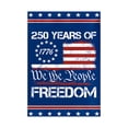 thumbnail image 5 of 250 Anniversary USA Flag, 3 Ply Durable Double Sided 250th USA Garden Flag- Fade Resistant Outdoor Decor for Garden & Porch, 12 x18 In Outdoor Banner Decorations, 5 of 6
